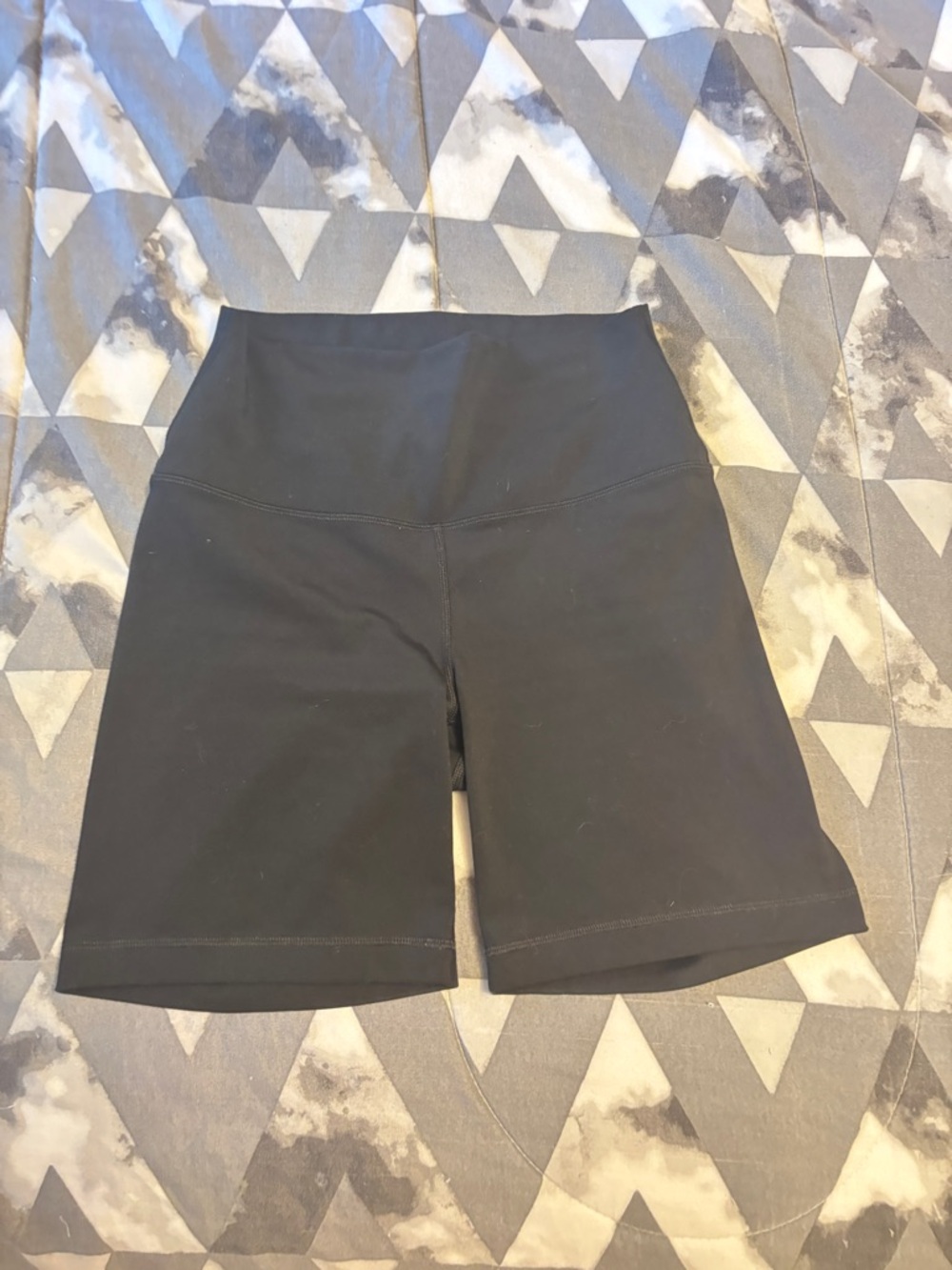 90 Degree By Reflex Black High-Rise Bike Shorts